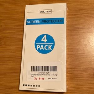 Omoton Samsung Galaxy S21 Plus screen protector 4 pack